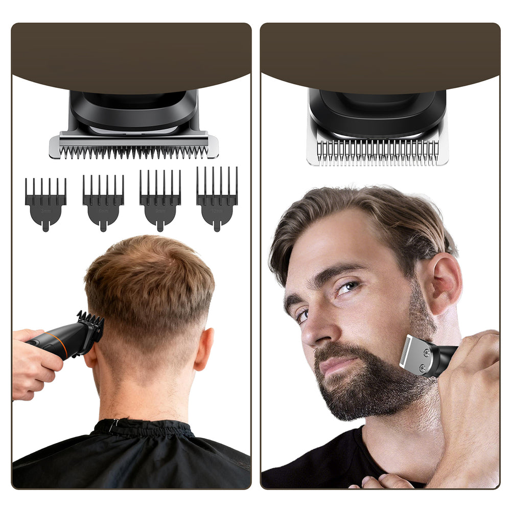 MAXGROOM LK-892 multifunctional trimmer with replaceable tips - black