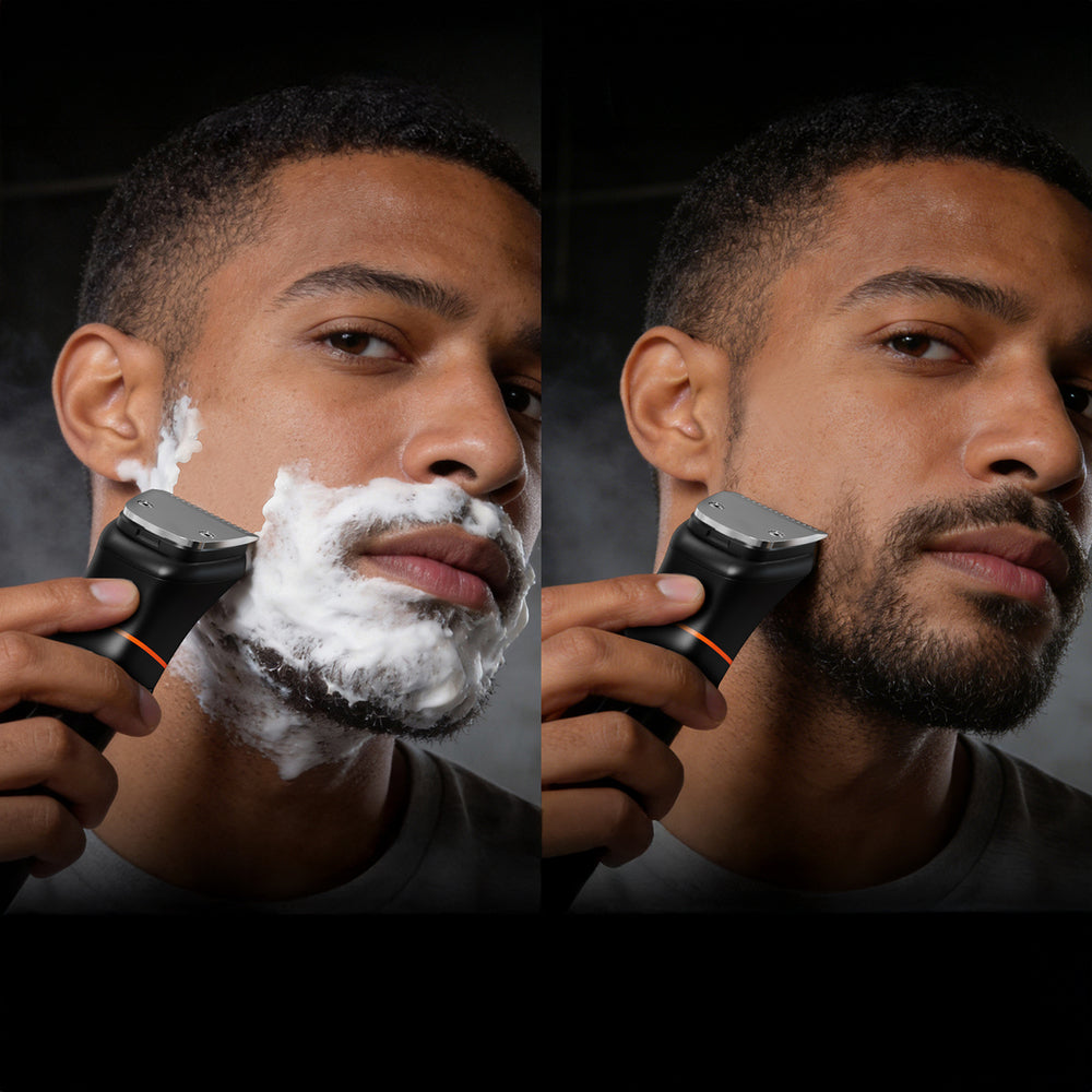 MAXGROOM JK-666 6-in-1 trimmer for beard, hair, body, nose and ears IPX6 - black