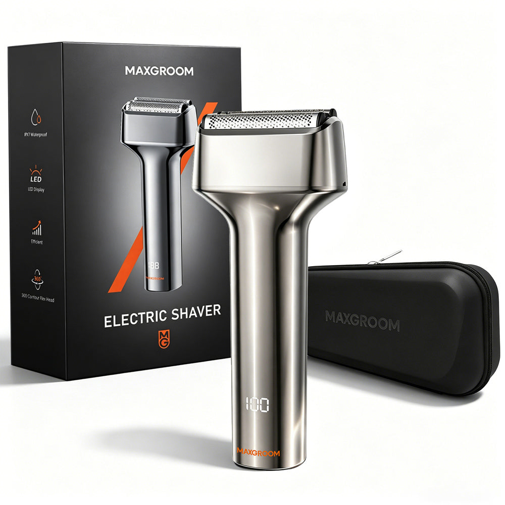 MAXGROOM WF-2037D foil electric shaver IPX7 - silver