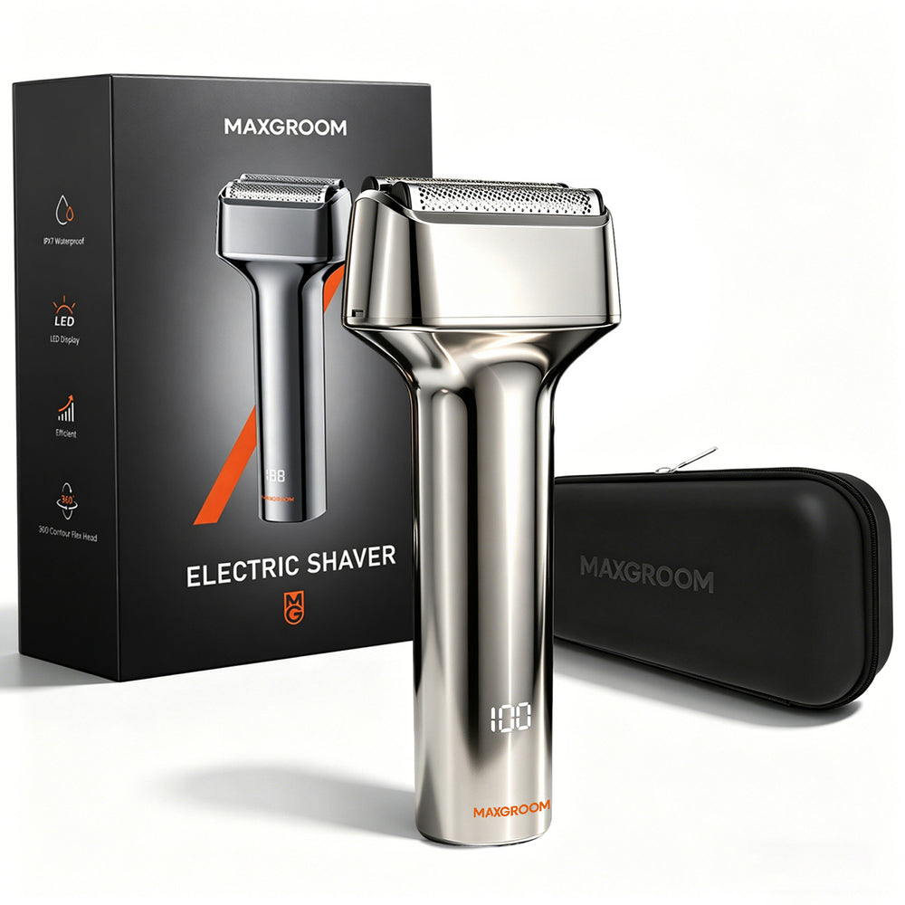 MAXGROOM WF-2037D foil electric shaver IPX7 - silver
