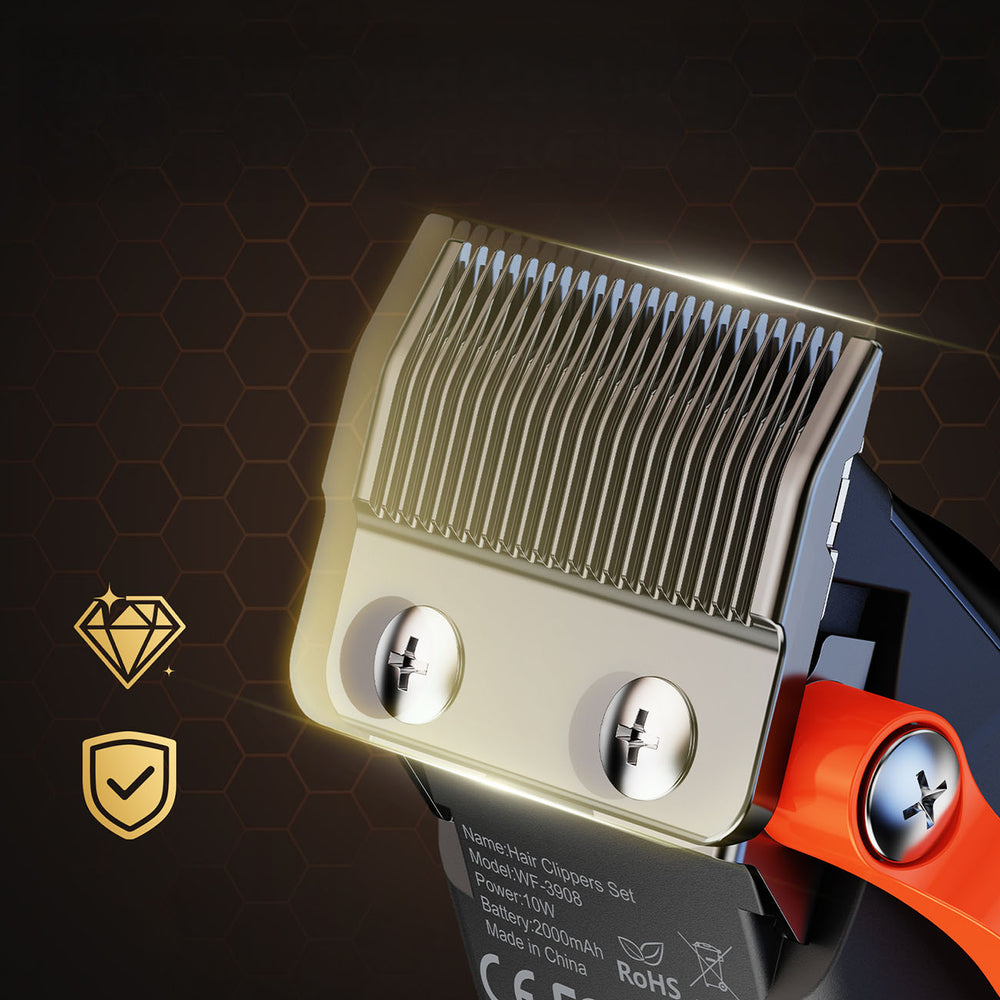 MAXGROOM WF-3908 multifunctional hair clipper with trimmer - black
