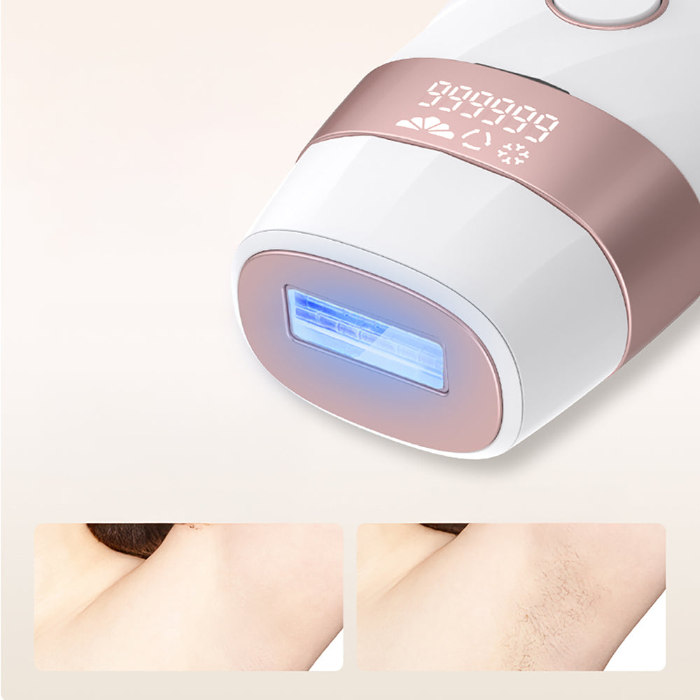 MAXGROOM JD-TM003 IPL epilator for hair removal - white and pink