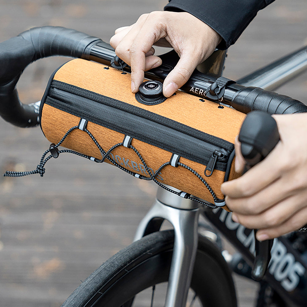 Rockbros TL002 ROAD TO SKY 1.5L Handlebar Bike Bag Waterproof - Orange