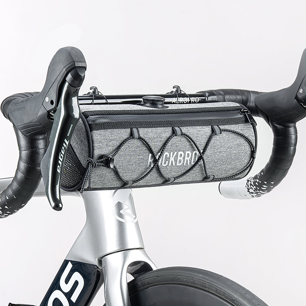 Rockbros TL002 ROAD TO SKY 1.5L Waterproof Handlebar Bike Bag - Gray