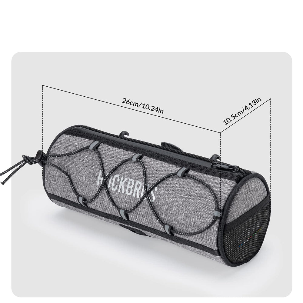 Rockbros TL002 ROAD TO SKY 1.5L Waterproof Handlebar Bike Bag - Gray