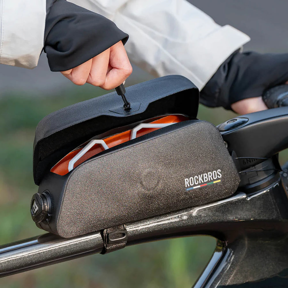 Rockbros AS-134 ROAD TO SKY 0.9L Frame Bag Waterproof - Black