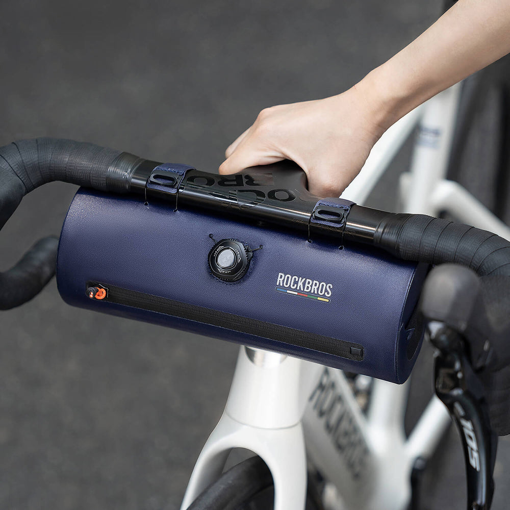 Rockbros AS-143 ROAD TO SKY handlebar bicycle bag waterproof 2 l - blue