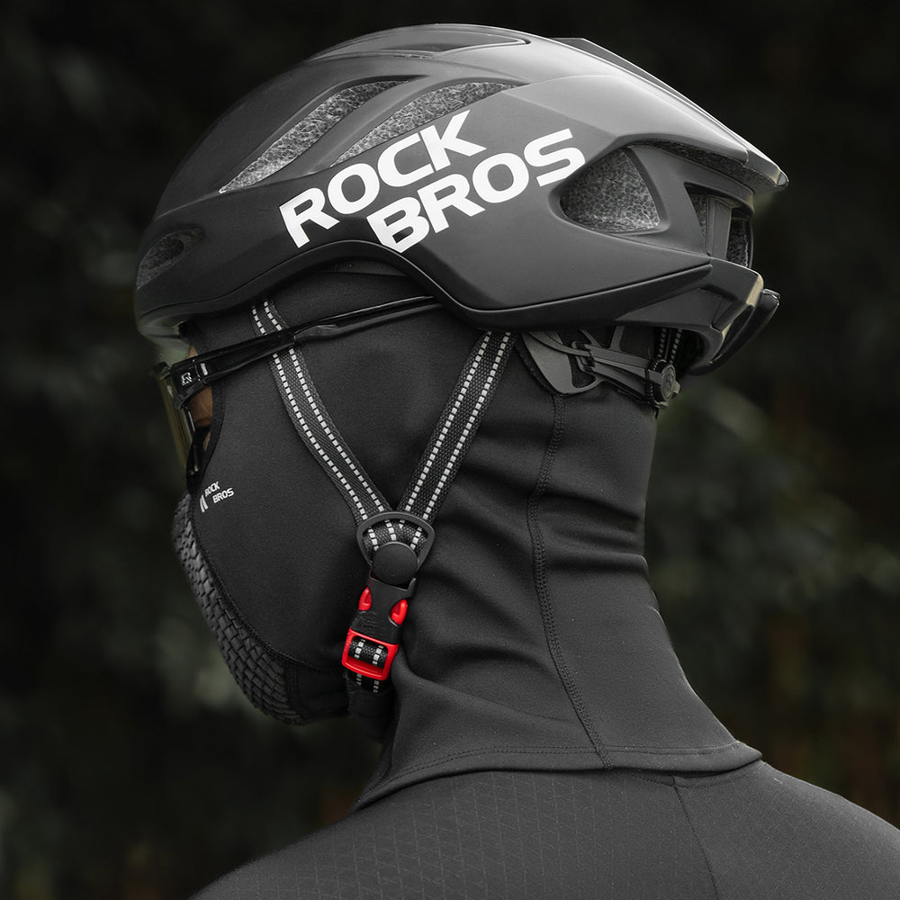 Rockbros LF25699 Fleece Bicycle Balaclava - Black