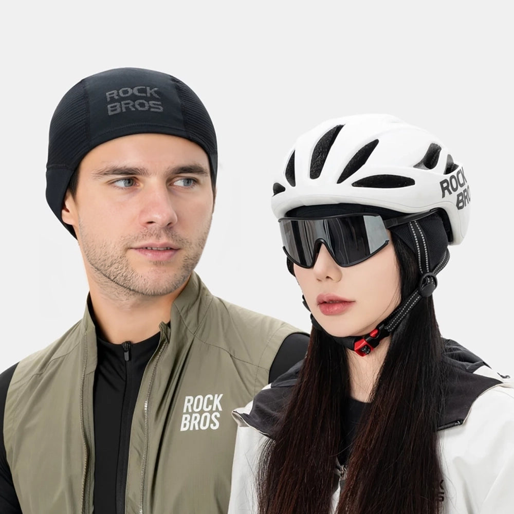 Rockbros LF25956 Seamless Knit Cycling Cap - Black