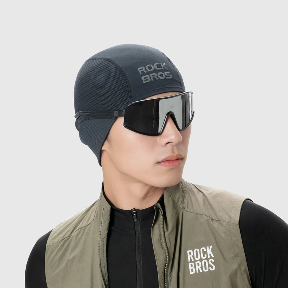 Rockbros LF25956 Seamless Knit Cycling Cap - Black