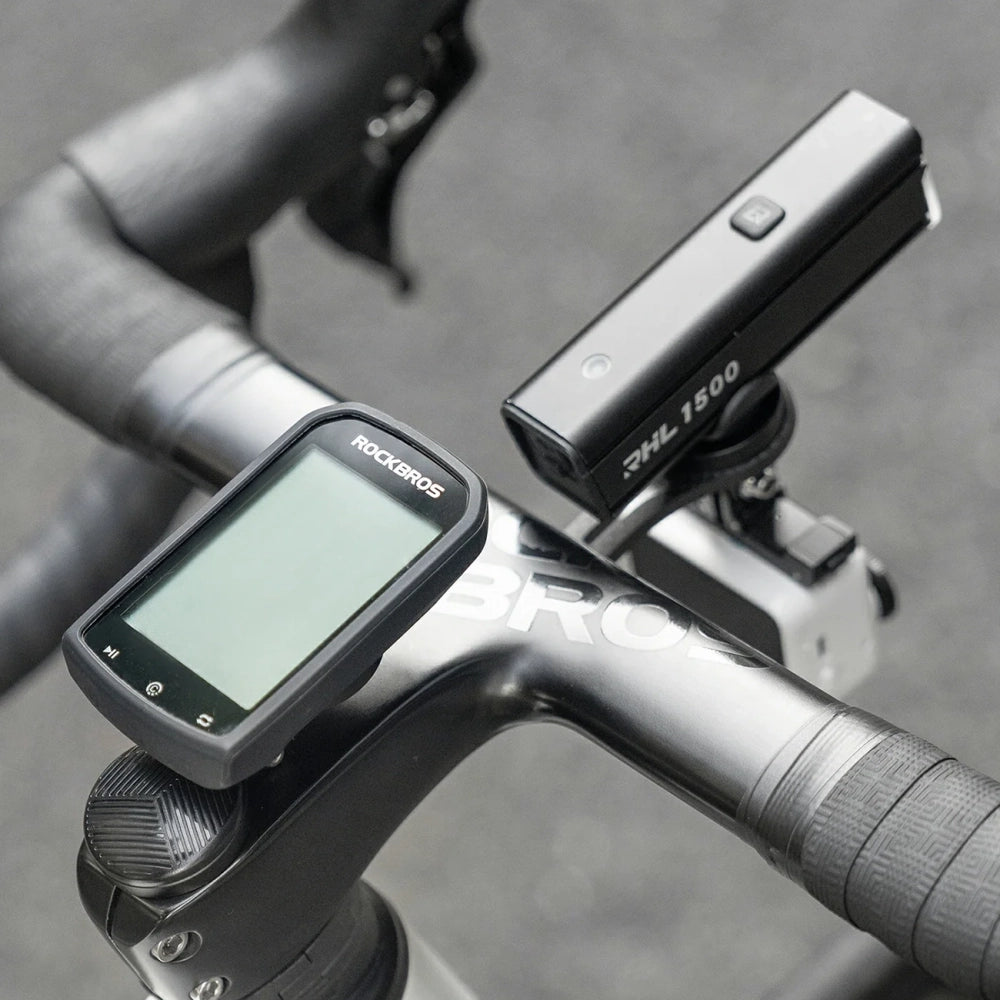 Rockbros WT-2 Bike Computer Holder with AirTag Space - Black