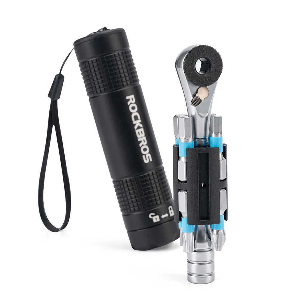 Rockbros TG-8601 Bicycle Multitool S2 Ratchet Cylindrical Housing - Black