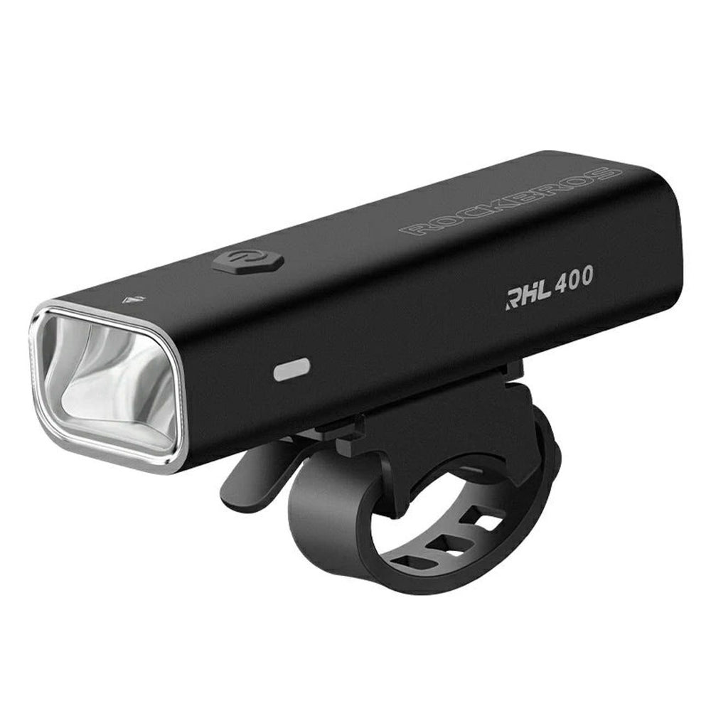Rockbros RHL400 Front Bike Light 400lm USB-C - Black