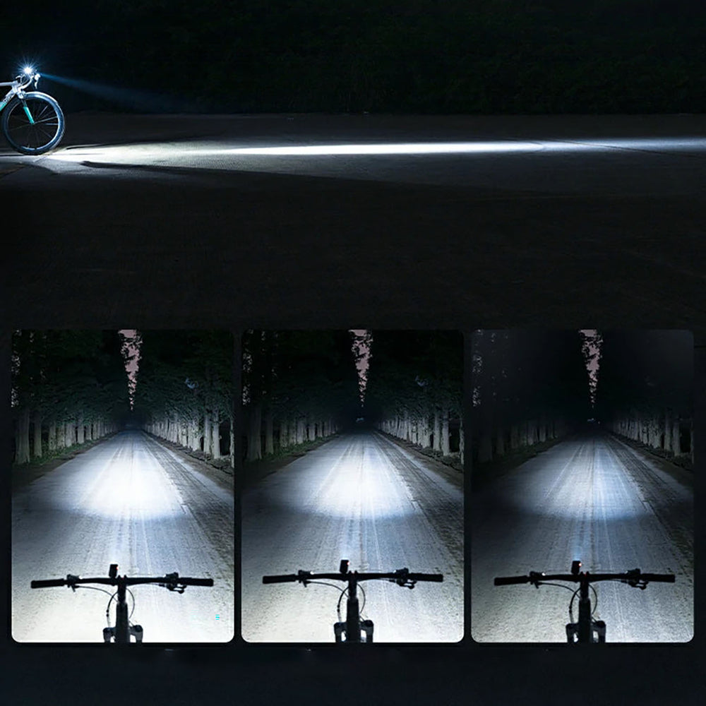 Rockbros RHL400 Front Bike Light 400lm USB-C - Black