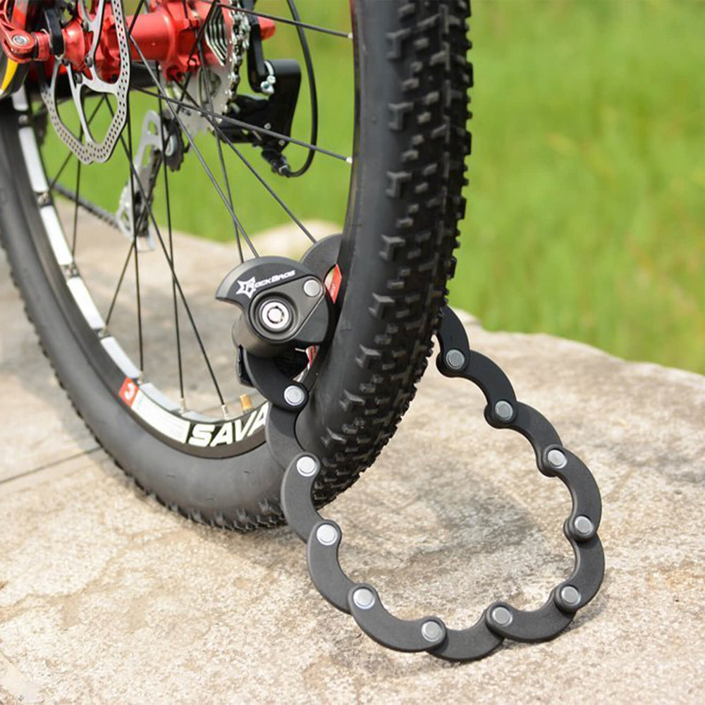 Rockbros WL798 Folding U-Lock Bike Lock - Black