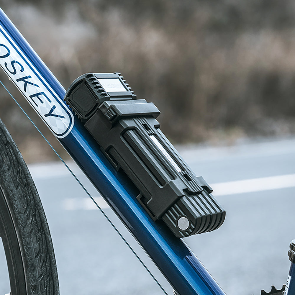 Rockbros LKXR2006 Folding Bike Lock with Key - Black