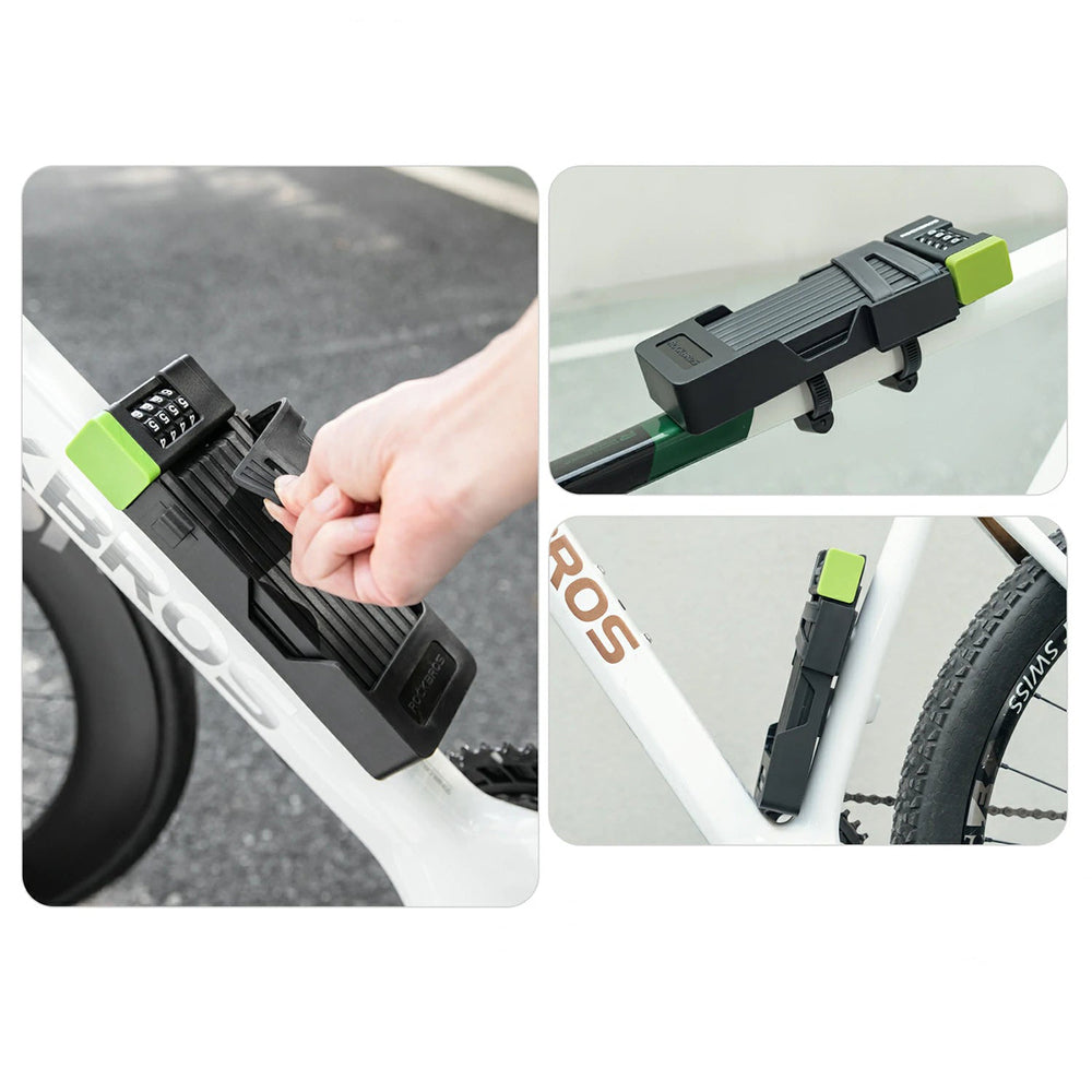 Rockbros 829 Folding Code Bike Lock - Black