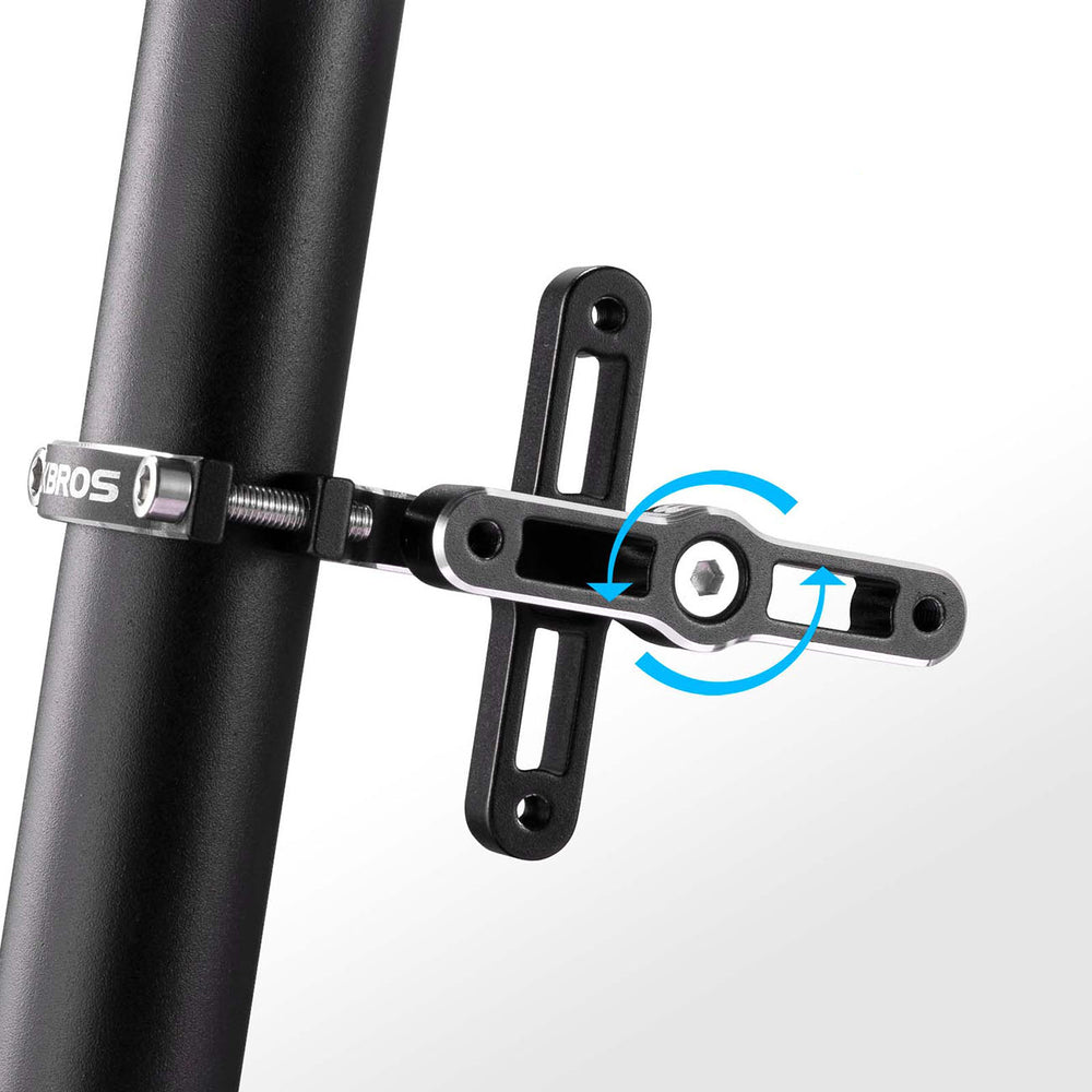Rockbros KS-415 Aluminum Adjustable Bottle Cage Adapter - Black