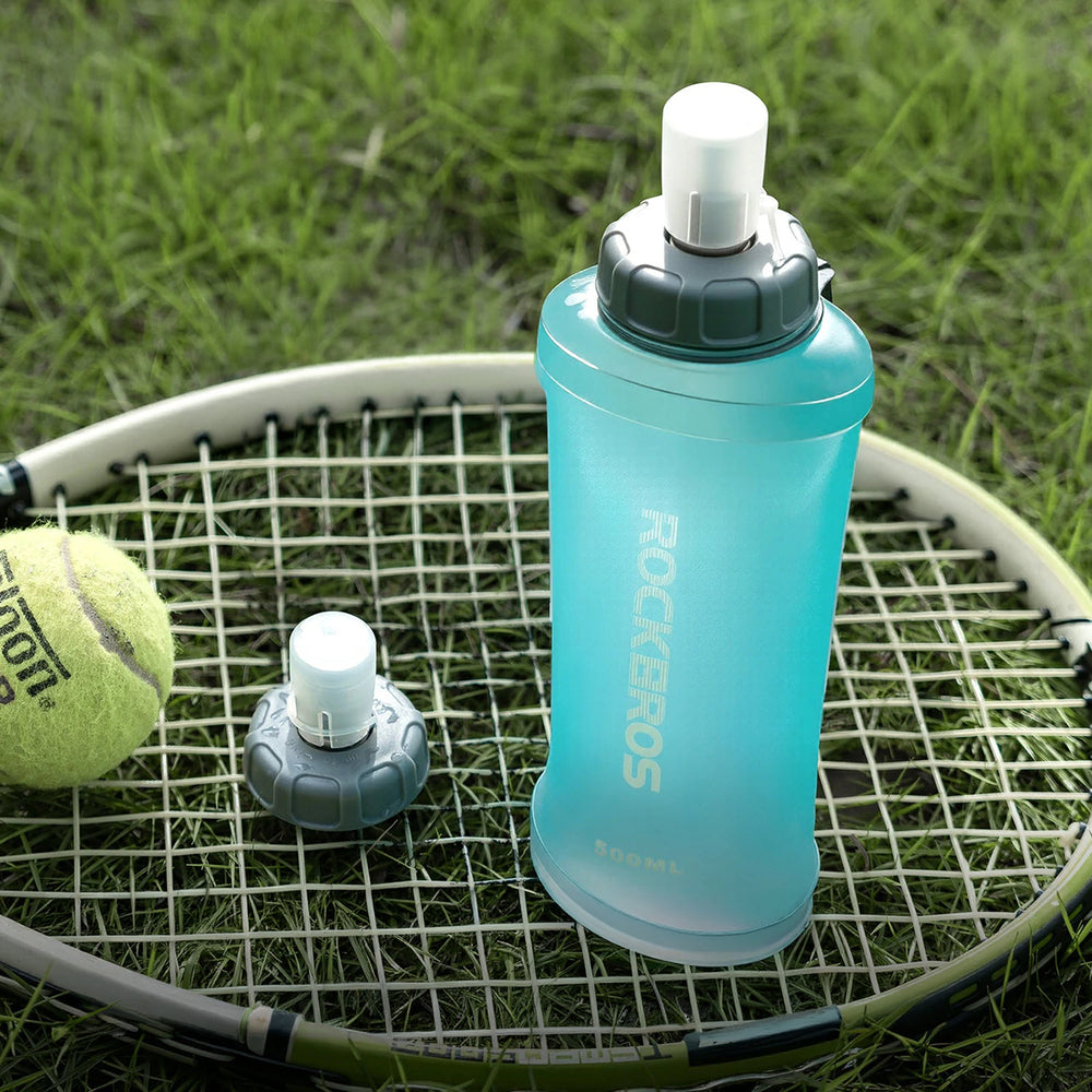 Rockbros 350017002 soft flask running water bottle 500 ml - light blue