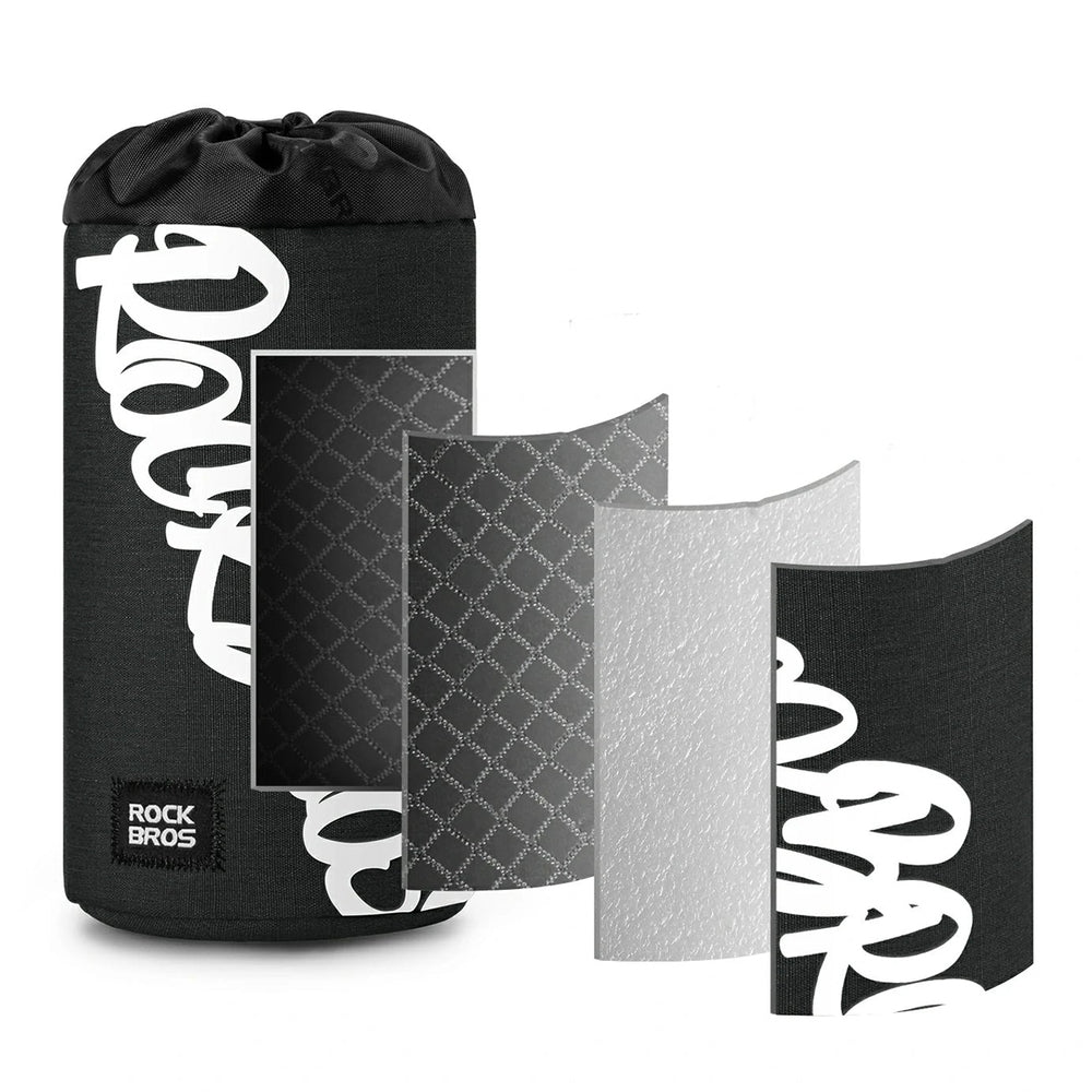 Rockbros G004 Flash Journey 1L Water Bottle Bag - Black