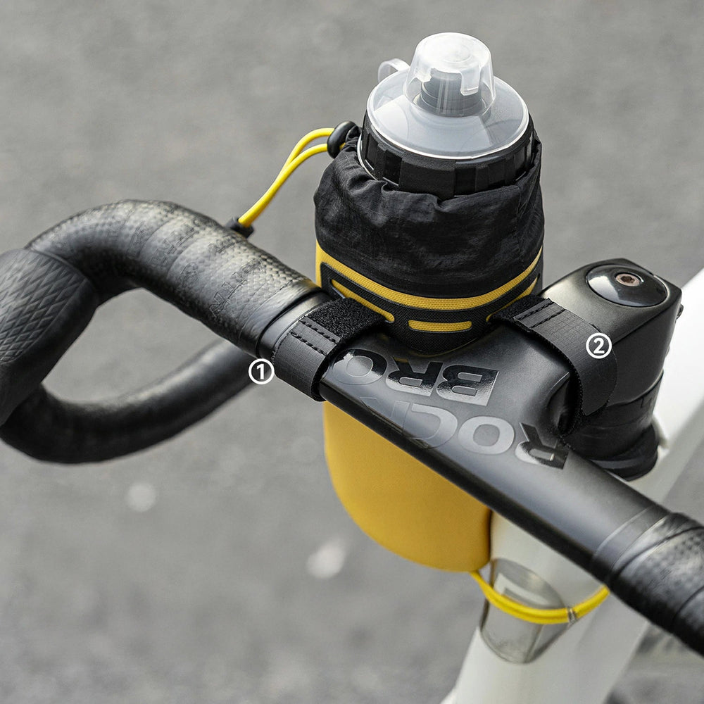 Rockbros AS-162 Waterproof Handlebar Bottle Bag - Yellow