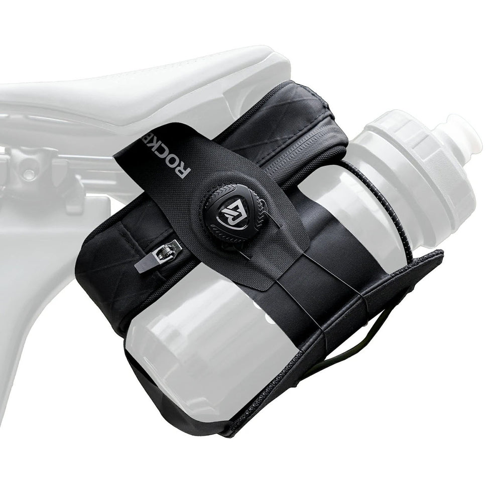 Rockbros P010 0.2L Bike Saddle Bag with 0.6L Bottle Holder - Black