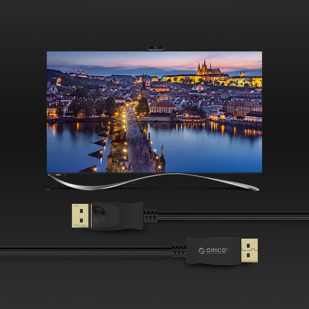 Orico XD-DTD DisplayPort to DVI 4K Cable 2m - Black