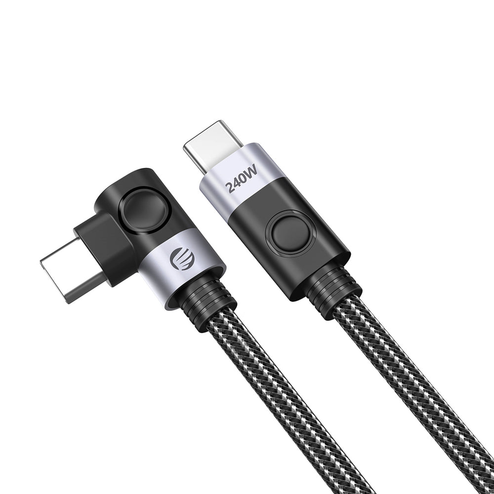 Orico CW240 USB-C to USB-C PD 240W 2m Angled Cable - Black