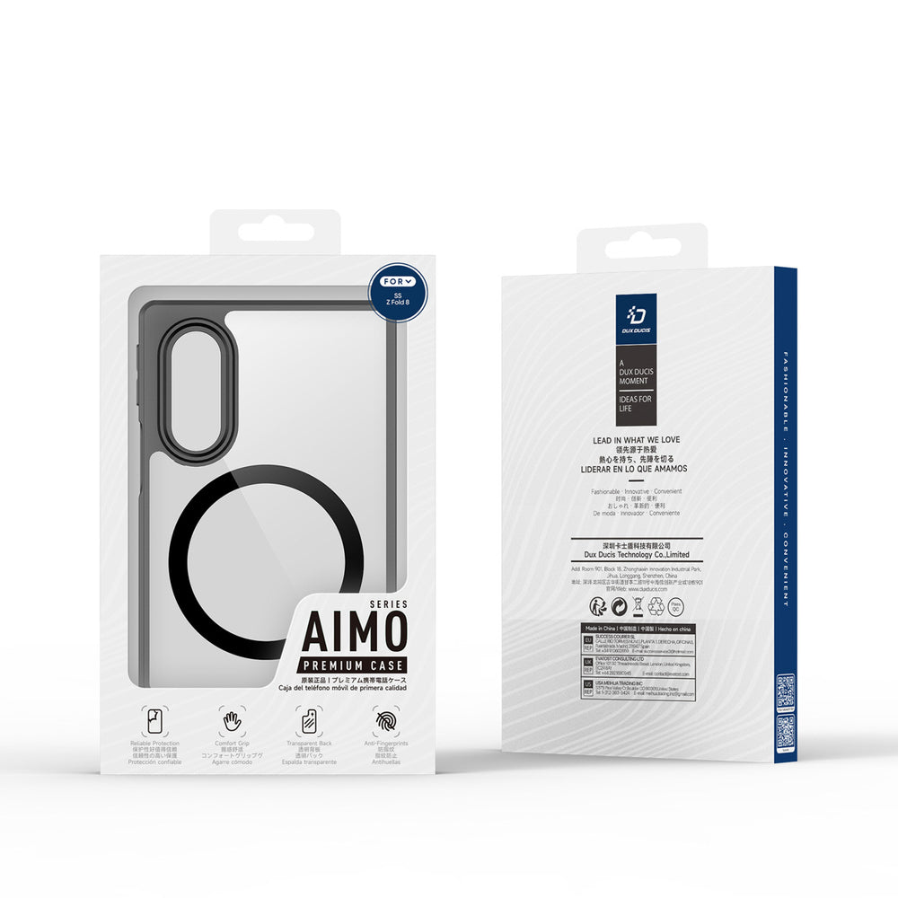 Dux Ducis Aimo Mag Case til Samsung Galaxy Z Fold 8 Wide - sort