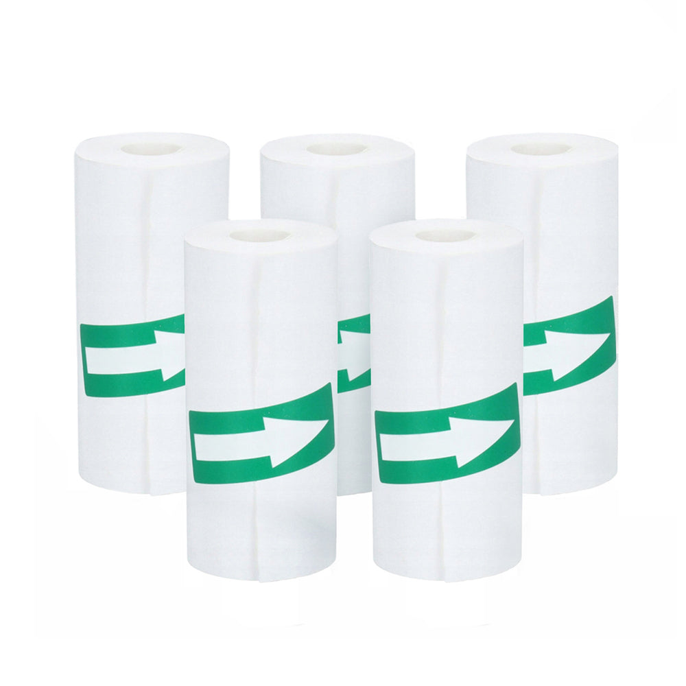 HURC-S10 Rolls for Thermal Printer with Camera HURC10/ Wozinsky WDT-01/WDT-02/WDT-03/WDT-04/WDT-05 - White (5 pcs.)