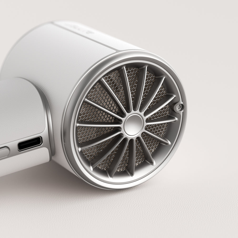 Jisulife Handheld Fan Pro1 Mini 4250mAh USB-C Portable Fan Blower - White