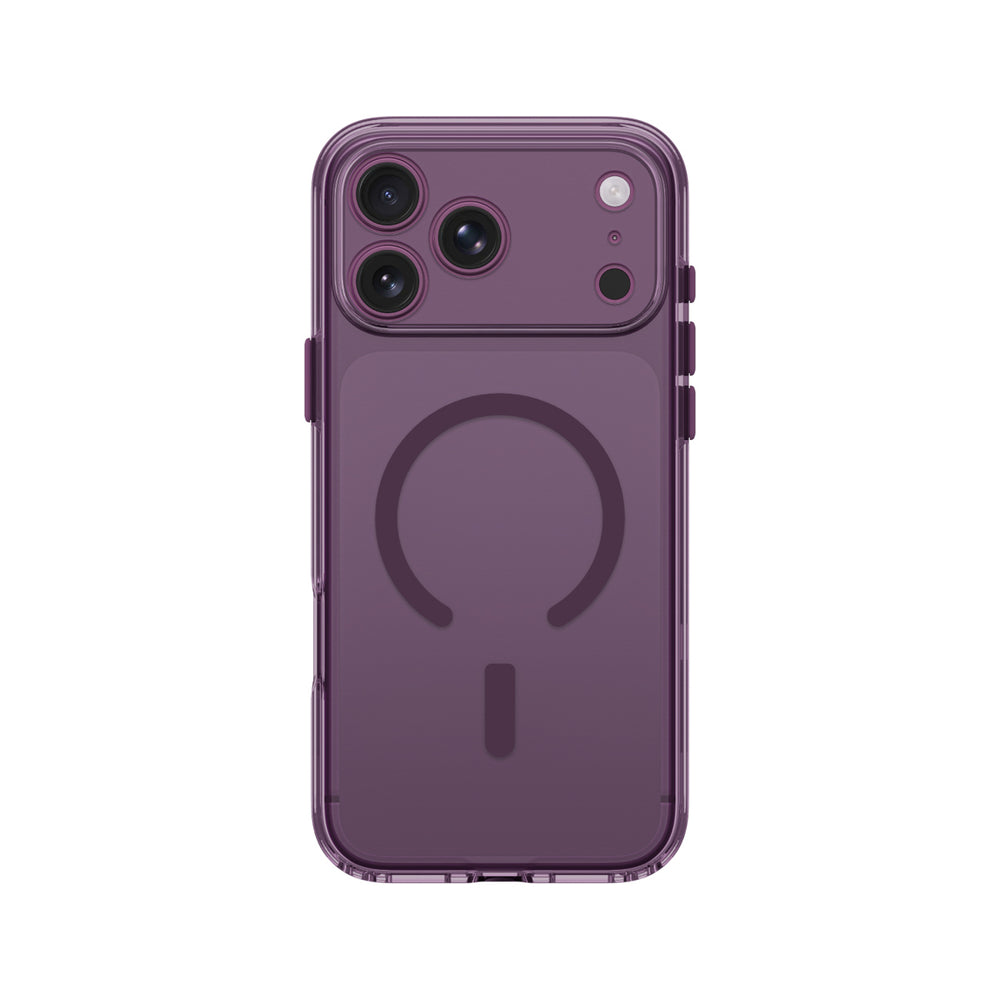AmazingThing Minimal Mag Lens Case til iPhone 18 Pro Max med kameraomslag og Lanyard Mount Kompatibel med MagSafe - Purple