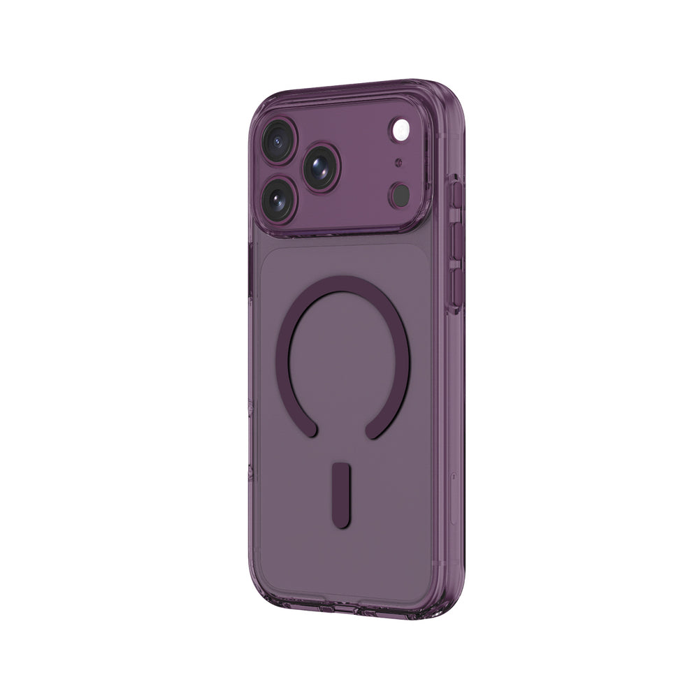 AmazingThing Minimal Mag Lens Case til iPhone 18 Pro Max med kameraomslag og Lanyard Mount Kompatibel med MagSafe - Purple