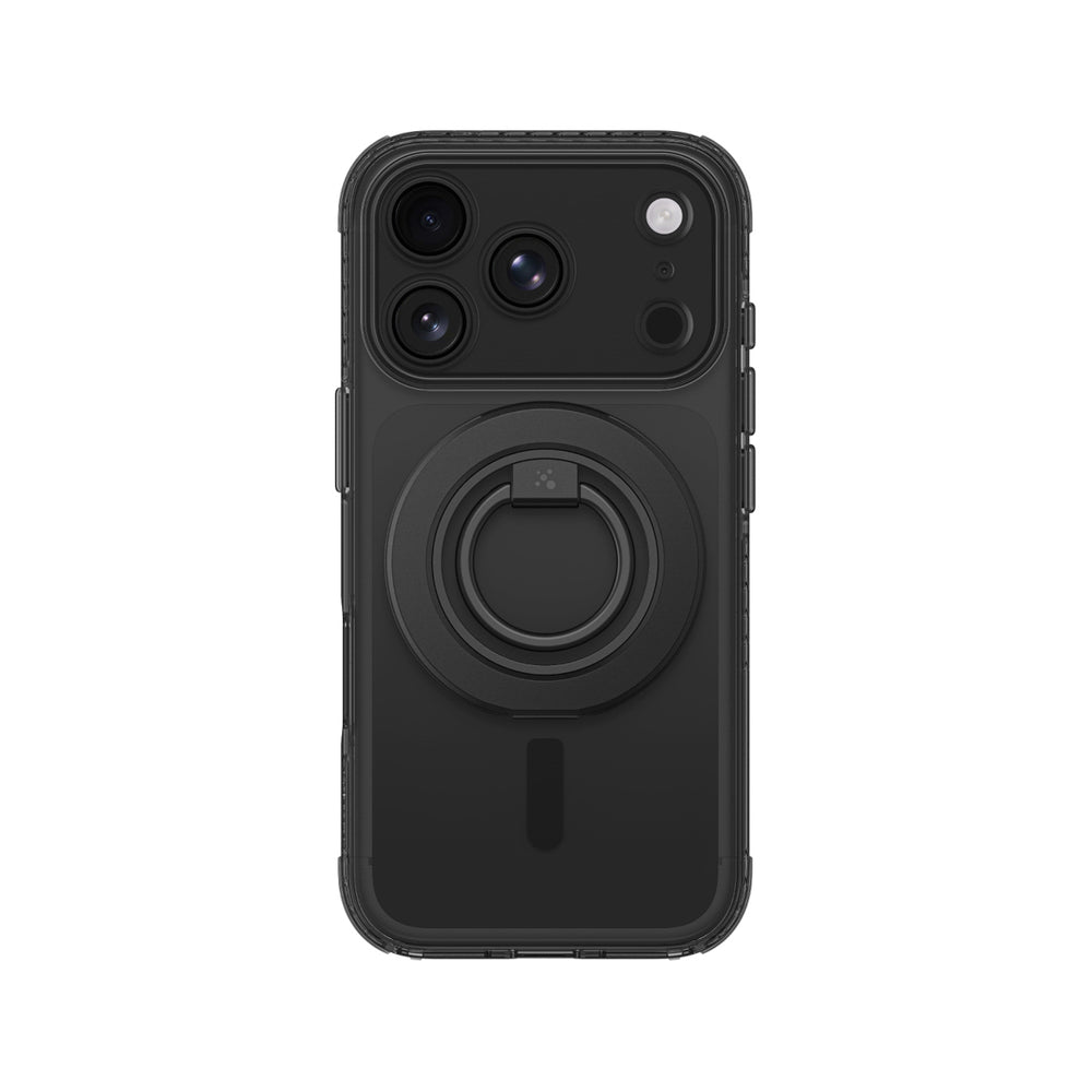 AmazingThing Titan Pro Lens Ring Set Case til iPhone 18 Pro Max med kameraomslag og magnetisk ring kompatibel med MagSafe - sort