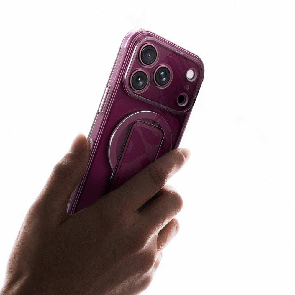 AmazingThing Titan Pro Lens Stand Set til iPhone 18 Pro med magnetisk holder og stand, kompatibel med MagSafe - Purple
