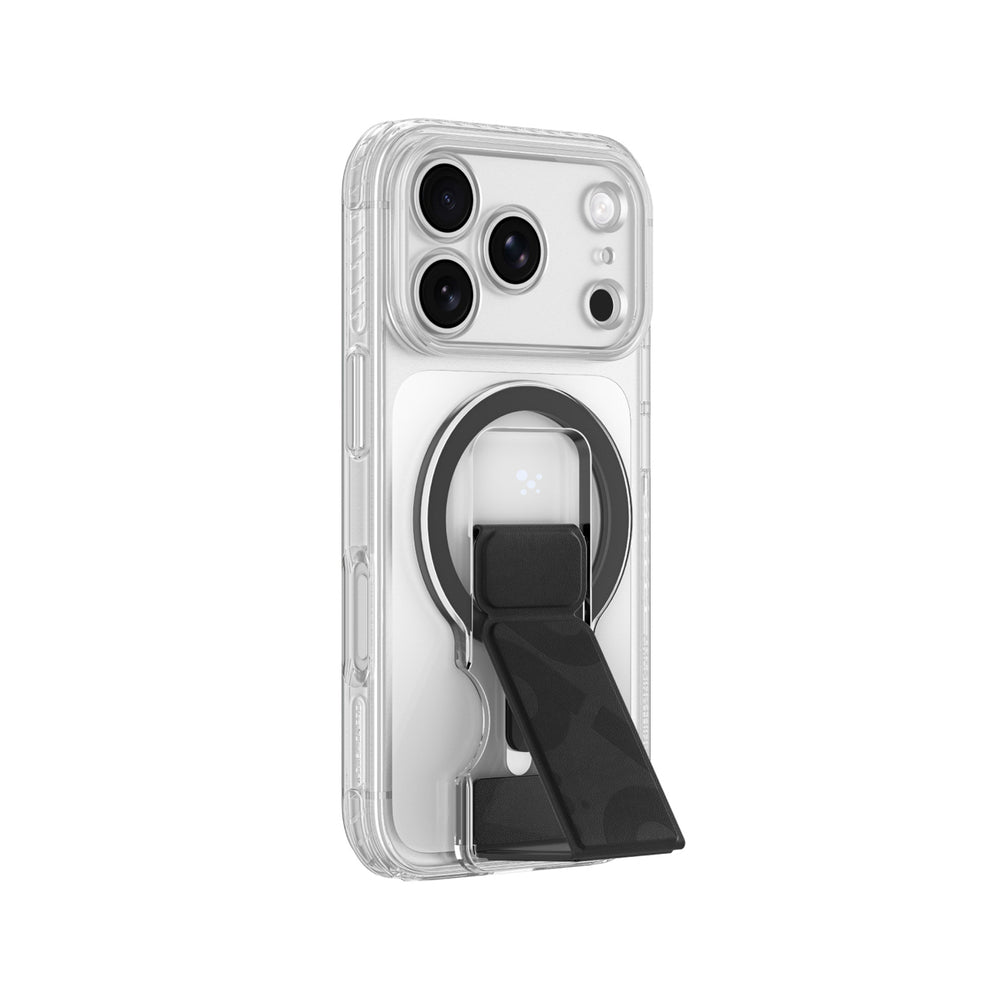 AmazingThing Titan Pro Lens Stand Set til iPhone 18 Pro Max med Magnetisk Holder og Stand, Kompatibel med MagSafe - Transparent