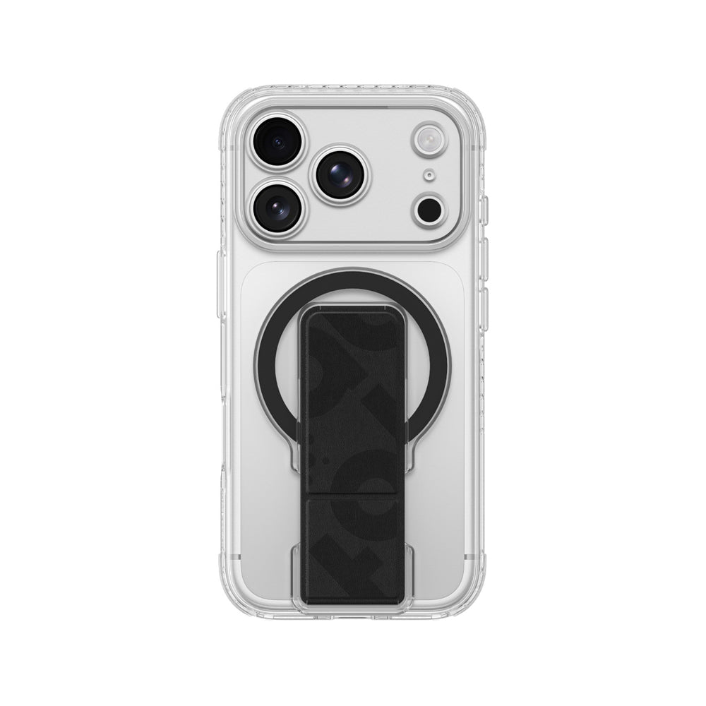 AmazingThing Titan Pro Lens Stand Set til iPhone 18 Pro Max med Magnetisk Holder og Stand, Kompatibel med MagSafe - Transparent