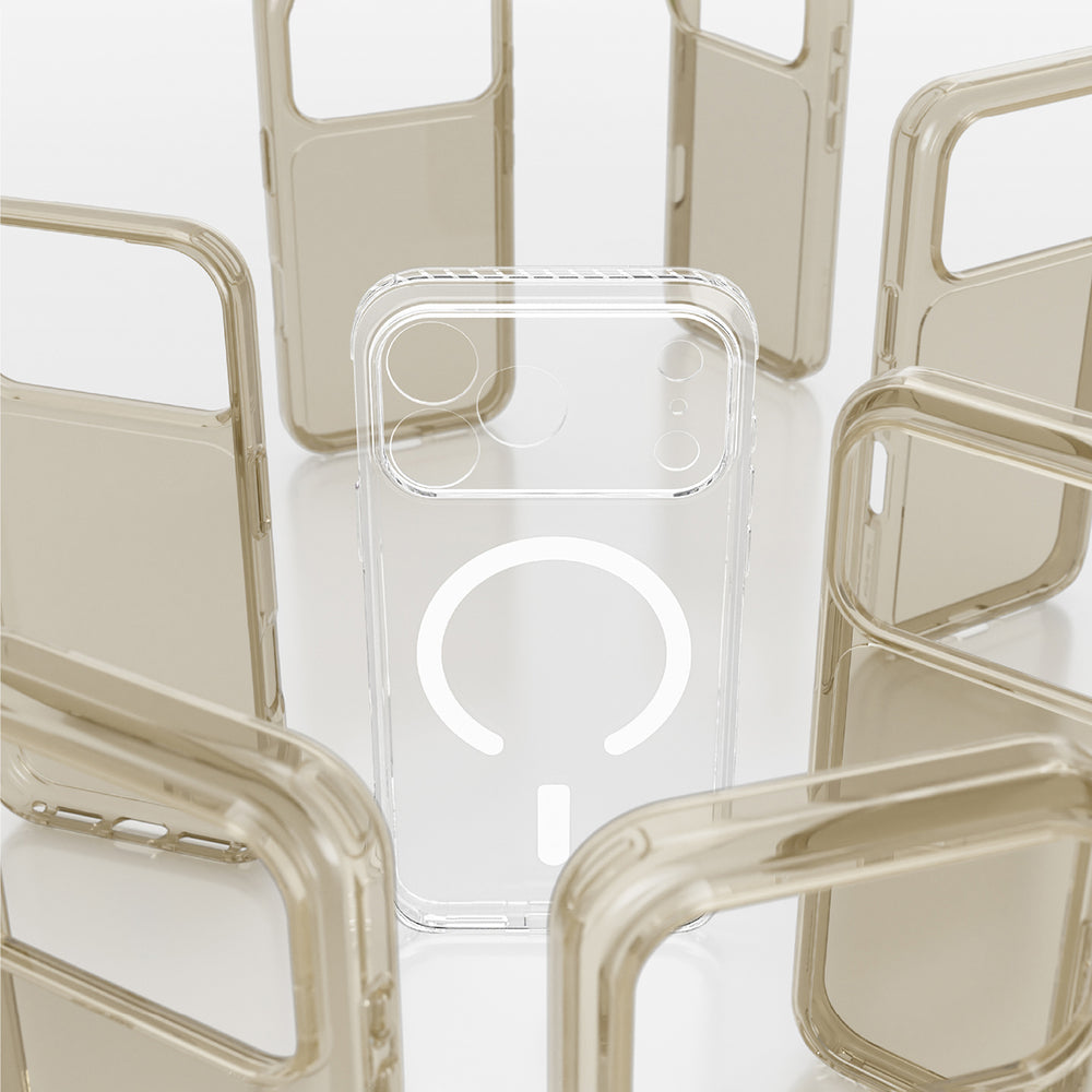 AmazingThing Titan Pro Lens Stand Set til iPhone 18 Pro Max med Magnetisk Holder og Stand, Kompatibel med MagSafe - Transparent