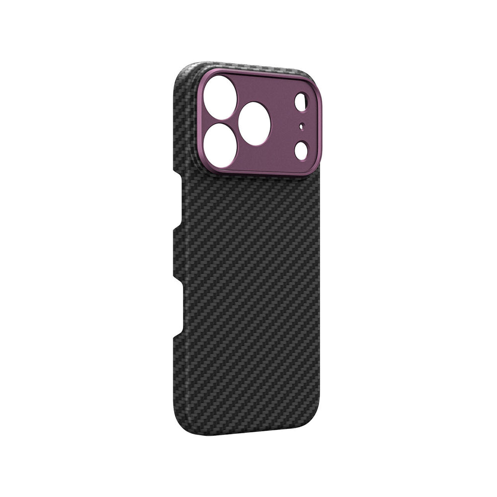 AmazingThing Titan Max Lens Case til iPhone 18 Pro Max i Aramid Fiber med Camera Cover, Kompatibel med MagSafe - Purple