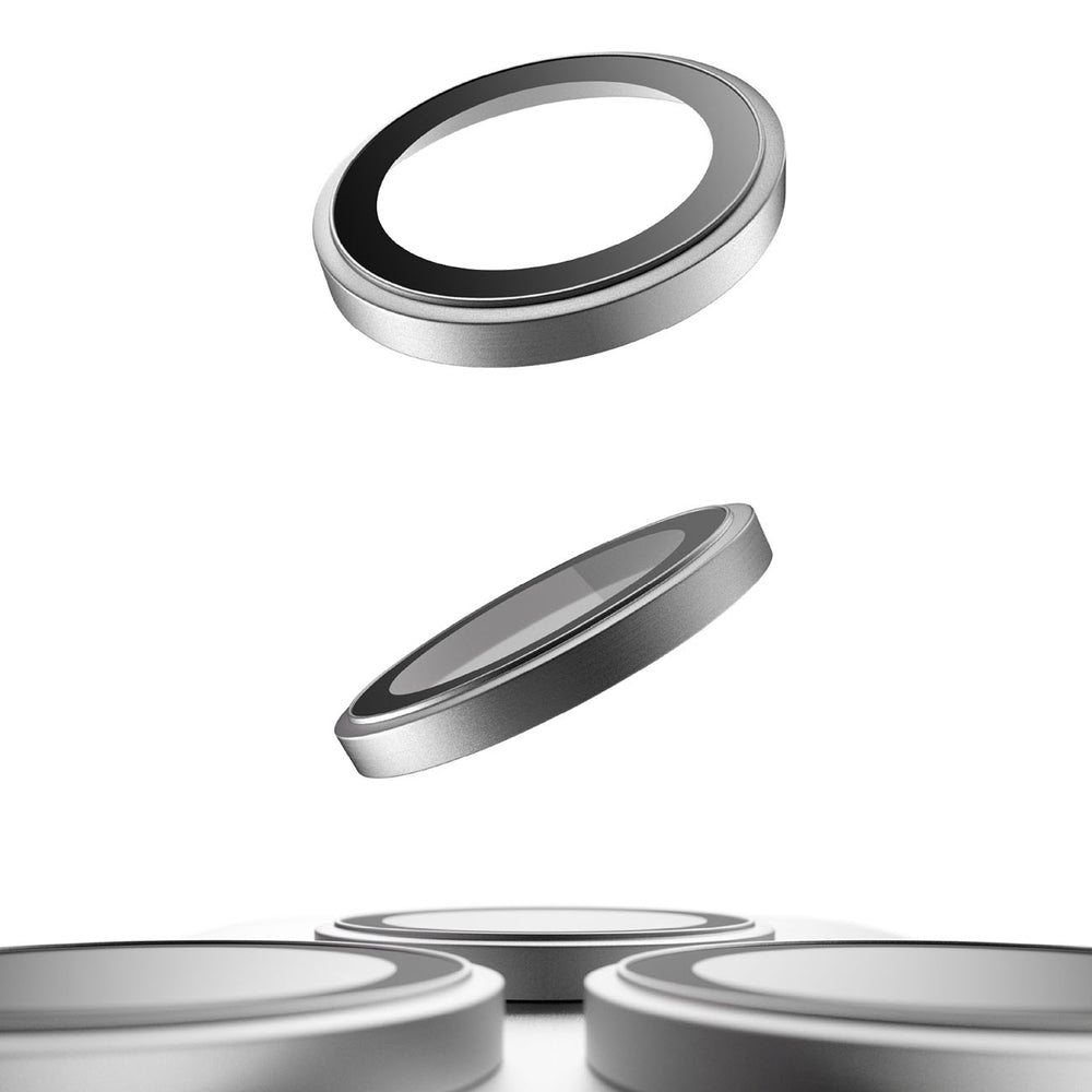 AmazingThing Radix Vision Lens Camera Lens Protector til iPhone 18 Pro / 18 Pro Max - Sølv