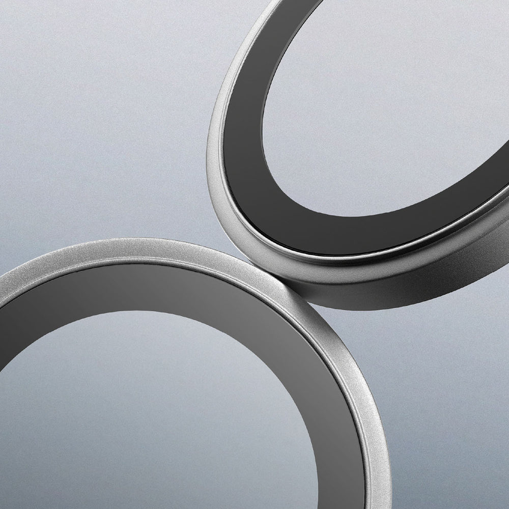 AmazingThing Radix Vision Lens Camera Lens Protector til iPhone 18 Pro / 18 Pro Max - Sølv