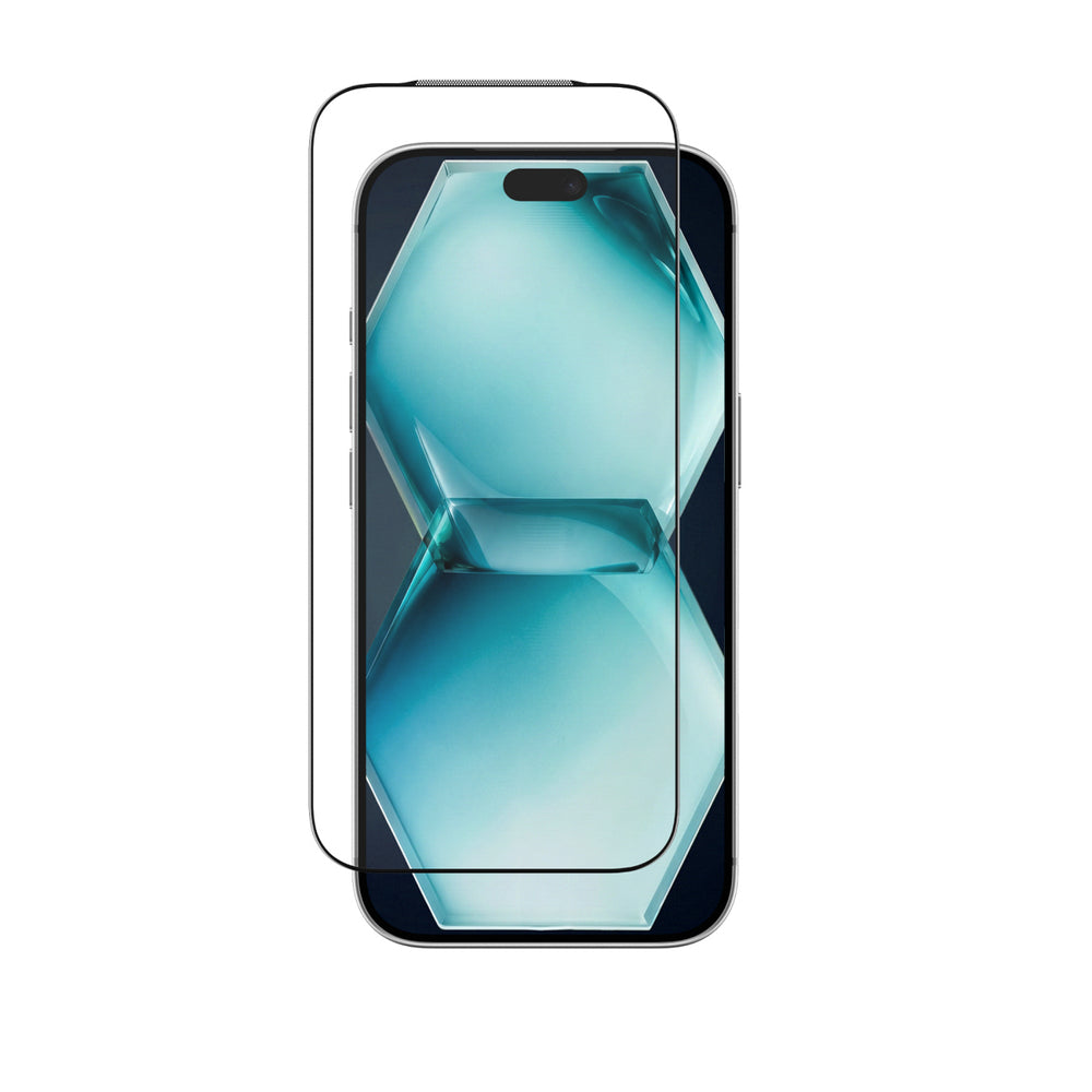 AmazingThing Titan + Care Full Glass hærdet glas til iPhone 18 Pro med monteringsramme