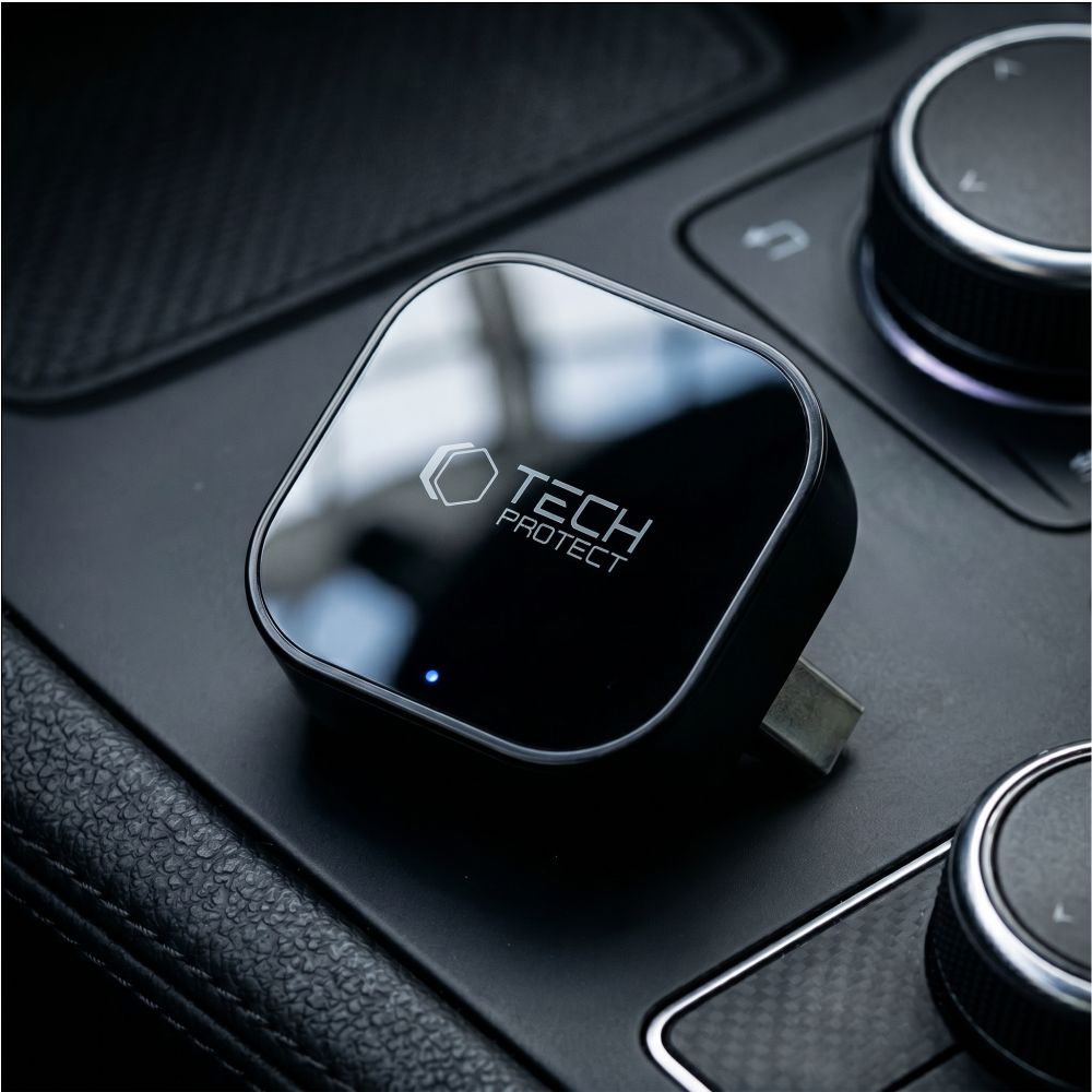 Tech-Protect Ultraboost CA01 USB Bluetooth 5.4 Apple CarPlay / Android Auto adapter - black