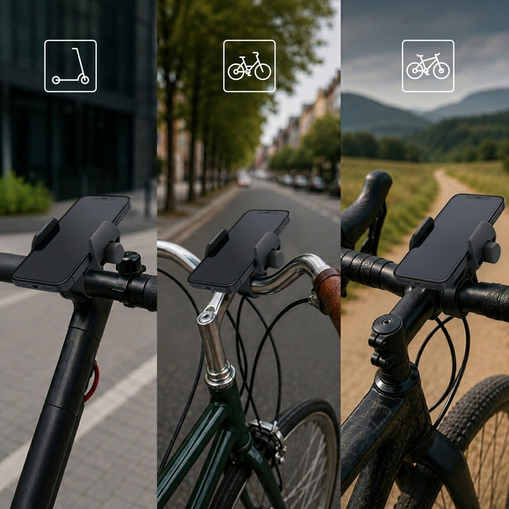 3mk BikeGrip Bike Phone Holder - Black
