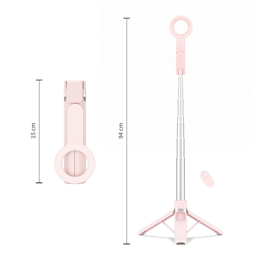 Tech-Protect L11S MagSafe Bluetooth Selfie Stick - Pink