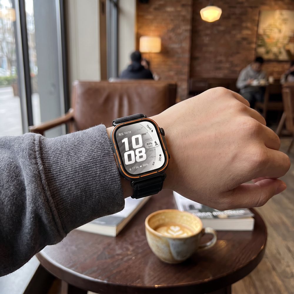 Tech-Protect Nylon Pro Strap for Huawei Watch Fit 3 / 4 / 4 Pro / 5 / 5 Pro - Black