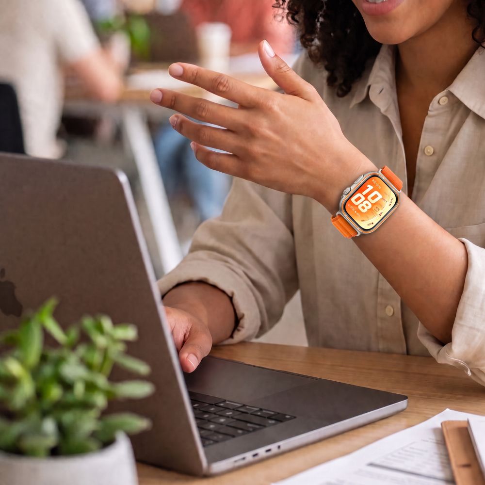 Tech-Protect Nylon Pro Strap for Huawei Watch Fit 3/4/4 Pro/5/5 Pro - Orange