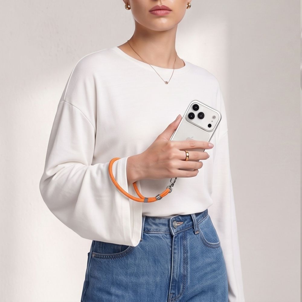 Tech-Protect C11S Rope Wrist Strap for Phone - Orange