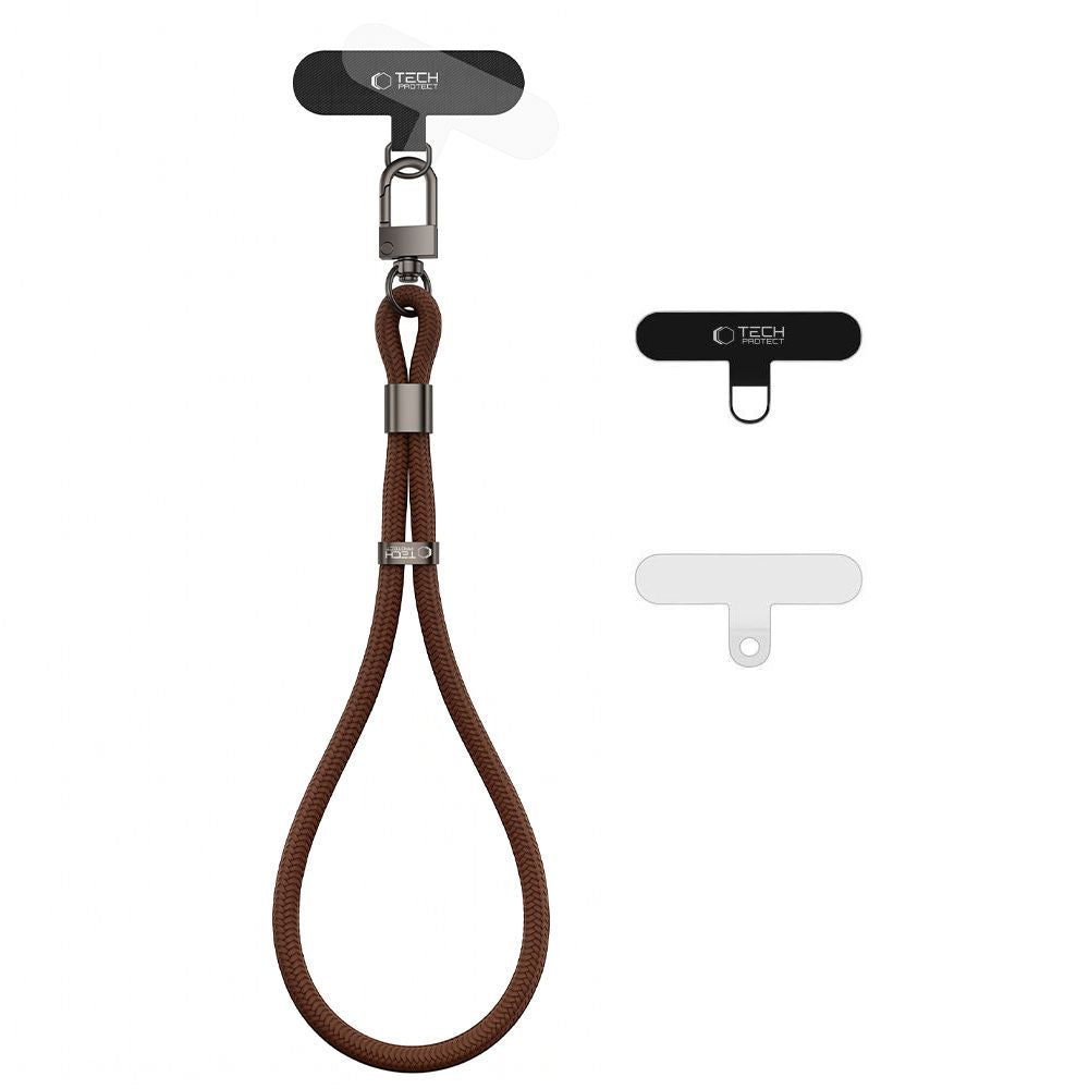Tech-Protect C11S Rope Wrist Strap for Phone - Brown