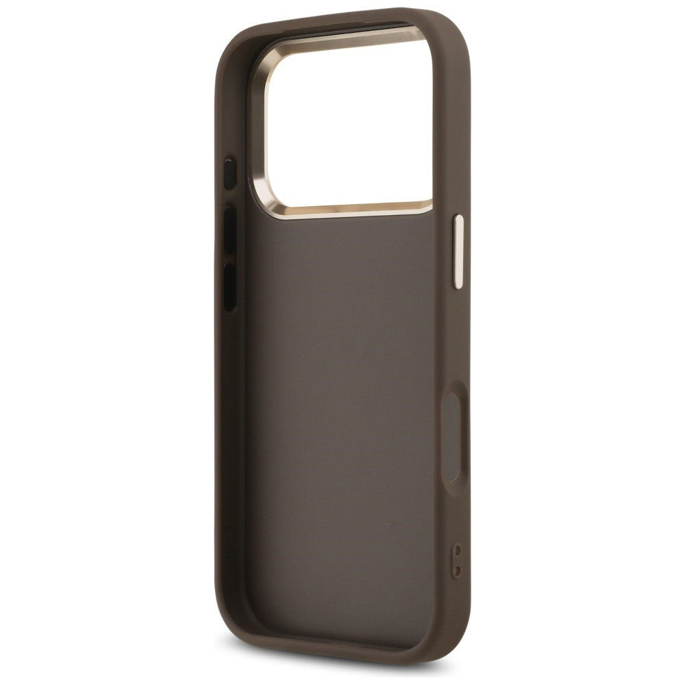 Guess 4G Big 4G Classic Logo Case til iPhone 17 Pro / 18 Pro - Brunt og guld